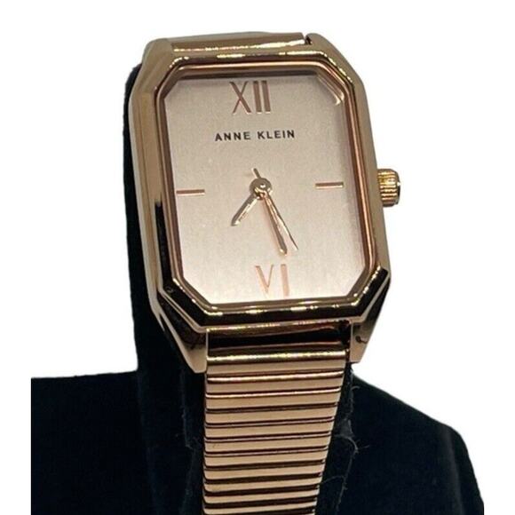 Anne Klein Gold Tone Stainless Steel Watch Elegant Fashion Stylish Chic Elegant - Picture 1 of 12